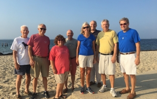 L to R: Mike Herlihy, Paul Smith, Anne Prior, Kevin Doyle, Polly Thayer, Jim Fox, Steve Saunders, Jay Thayer
