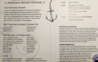 OSDA Receives 18th Annual Heritage Award from Falmouth Historical Society on Wednesday, 06/21/17